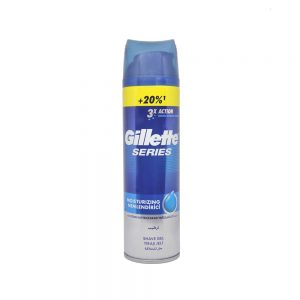ژل اصلاح ژیلت Gillette مدل MOISTURISING 3X ACTION